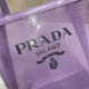 Prada Lily Sequined Mesh And Leather Tote Bag