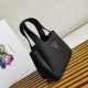 Prada Grained Calfskin Leather Handbag 1BA349