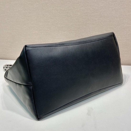 Prada Large Leather Tote Bag 39cm 3 Colors 1BA638