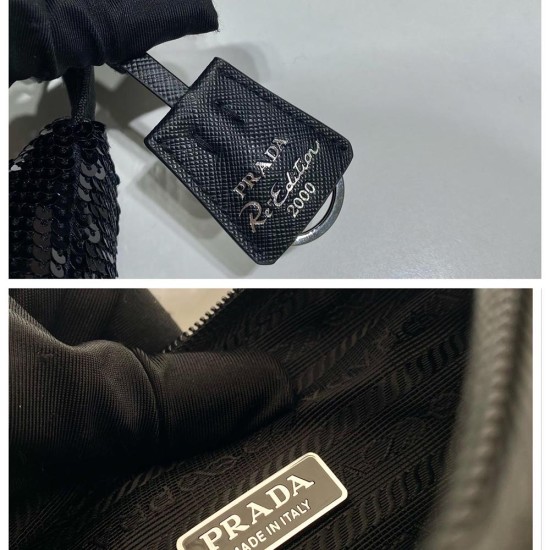 Prada Re-Edition 2000 Sequined Re-Nylon Mini-Bag 1NE515