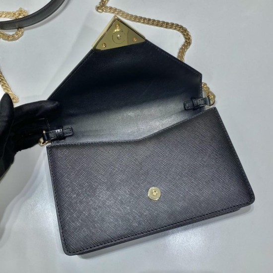 Prada Saffiano Leather Shoulder Bag 1BD318