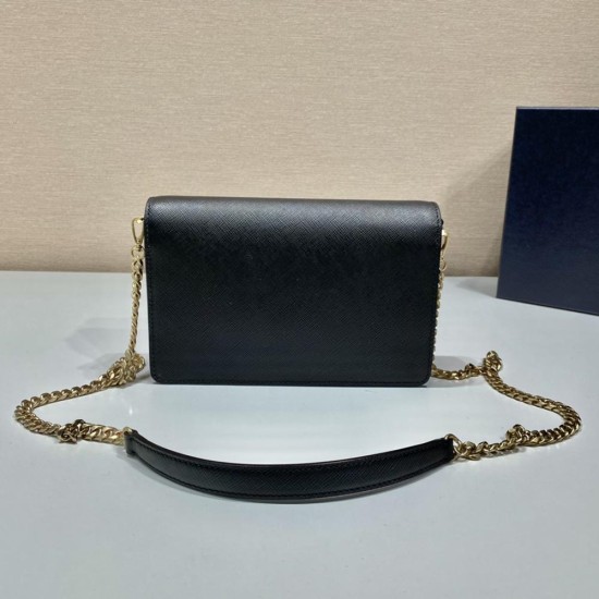 Prada Saffiano Leather Shoulder Bag 1BD318