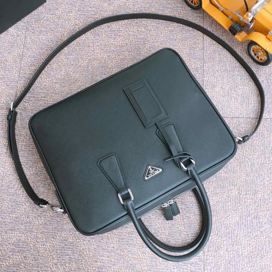 Prada Saffiano Leather Work Bag 2VE011