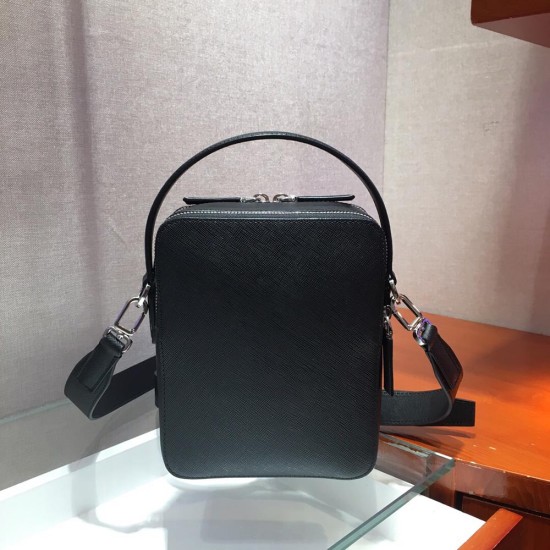 Prada Brique Saffiano Leather Bag 2VH067