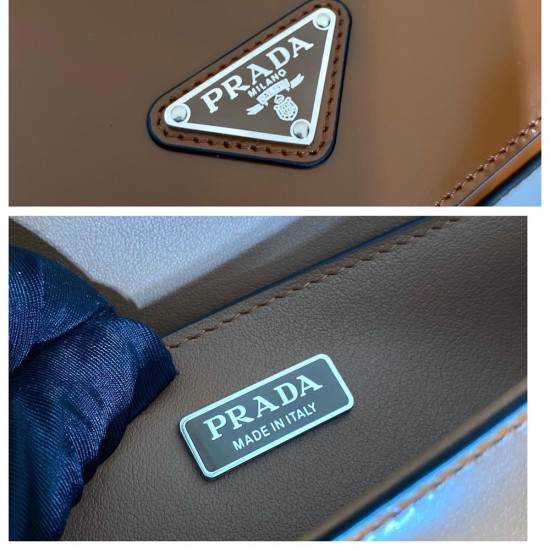Prada Brushed Leather Prada Femme Bag 1BD323