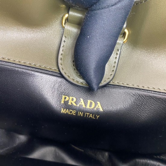 Prada Leather Hobo Bag 27cm 4 Colors 1BC179