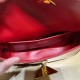 Prada Patent Leather Shoulder Bag with Flap 20.5cm 2 Colors 1BD339
