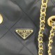 Prada Nylon Vintage Chain Bag With Patchwork 30cm 22cm 1BD621 1BD627