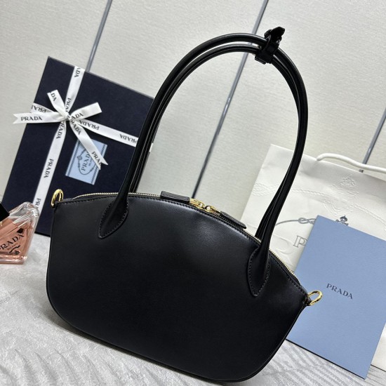 Prada Small Leather Handbag 26cm 2 Colors 1BA427