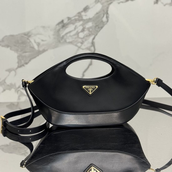 Prada Medium Leather Handbag 31.5cm 2 Colors 1BA421