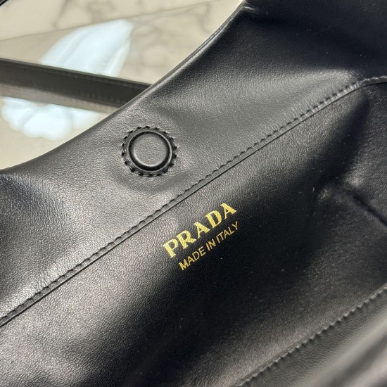 Prada Medium Leather Handbag 31.5cm 2 Colors 1BA421