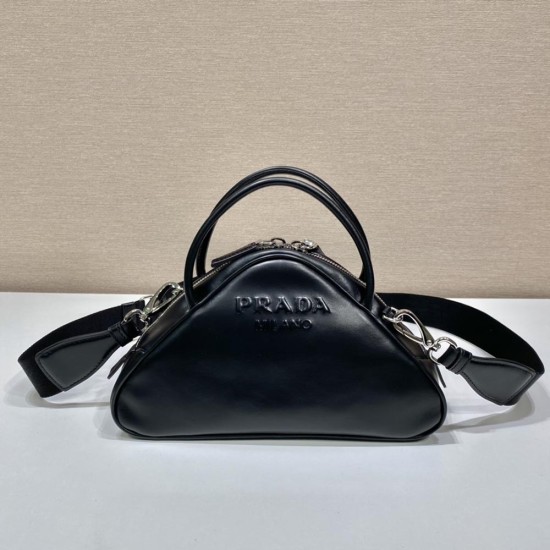 Prada Leather Prada Triangle Bag 1BB082