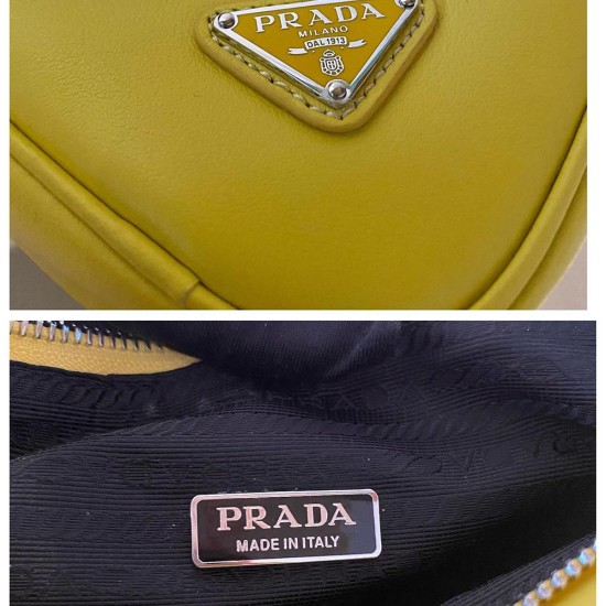Prada Calfskin Leather Prada Triangle Bag 1NQ043