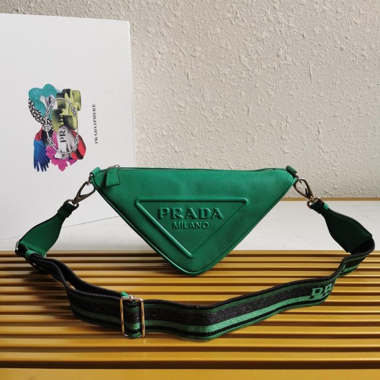 Prada Saffiano Prada Triangle Bag 2VH155