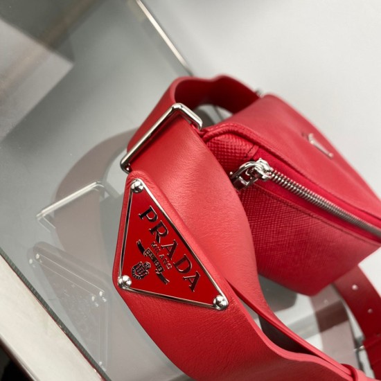 Prada Saffiano Leather Belt Bag 25cm 5 Colors 2VL039 