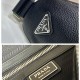 Prada Grained Calfskin Leather Prada Triangle Bag 2VY007