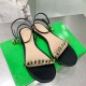 BV Dot Leather Flat Sandals With Chain And Detachable Sphere Embellishment 7 Colors