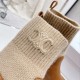 Celine Ankle Boots In Calfskin With Sweater Knitting Upper 2 Colors