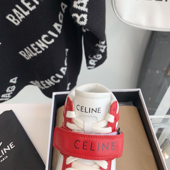 Celine CT-03 Trainer High Sneaker With Scratch In Calfskin 5 Colors