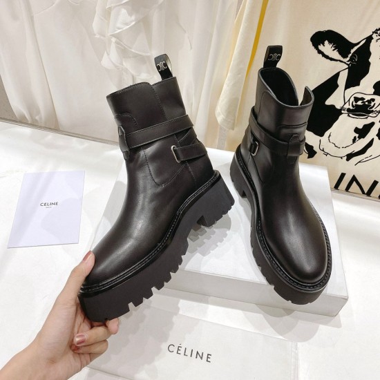 Celine Boot In Shiny Bull 2 Colors