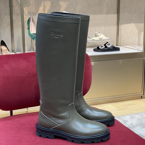 Celine High Boots In Calfskin 3 Colors