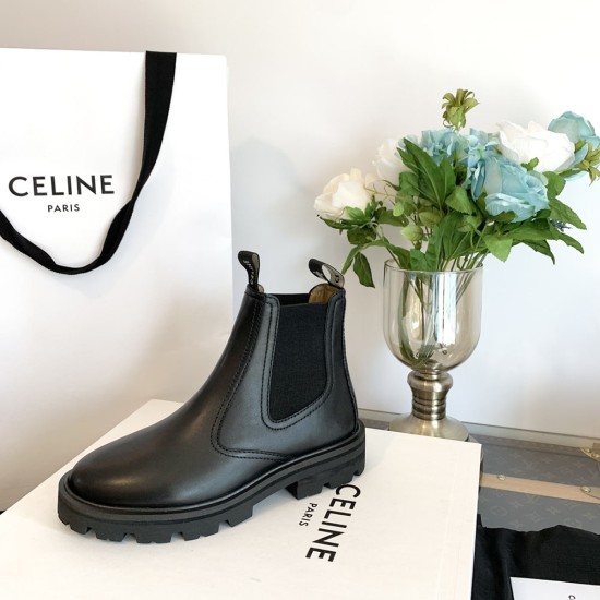 Celine Margaret Chelsea Boot in Shiny Bull 4 Colors