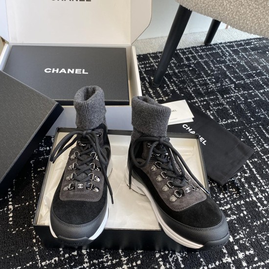 Chanel Sneaker with Socks 