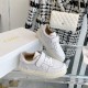 Chloe Lauren Sneaker With Strap In Calfskin 2 Colors