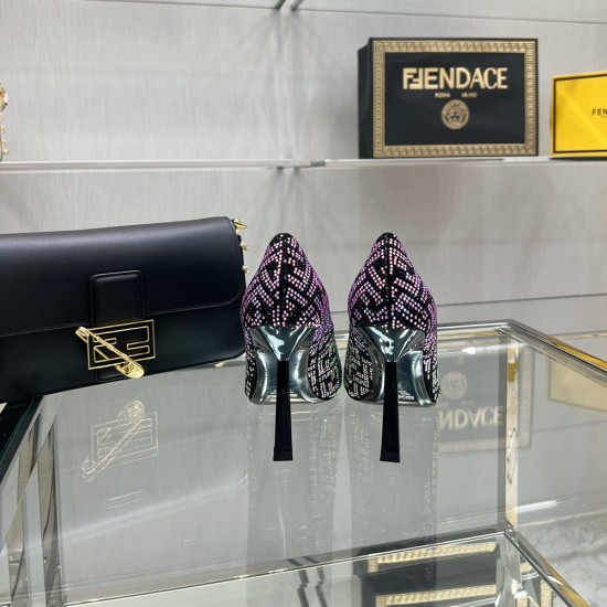 Fendi And Versace Mule Heels 7 Colors