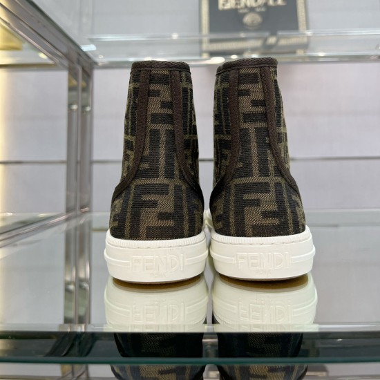 Fendi Domino High Top Sneaker 3 Colors