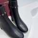 Ferragamo Vara Chain Ankle Boot in Nappa Leather 2 Colors