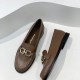 Ferragamo Gancini Loafers In Calf Leather 3 Colors