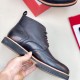 Ferragamo Chelsea Lace Up Boot In Calf Leather 2 Colors
