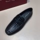 Ferragamo Loafer In Weave Calf Leather