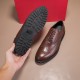 Ferragamo Lace Up Oxford Shoe in Calf Leather 2 Colors