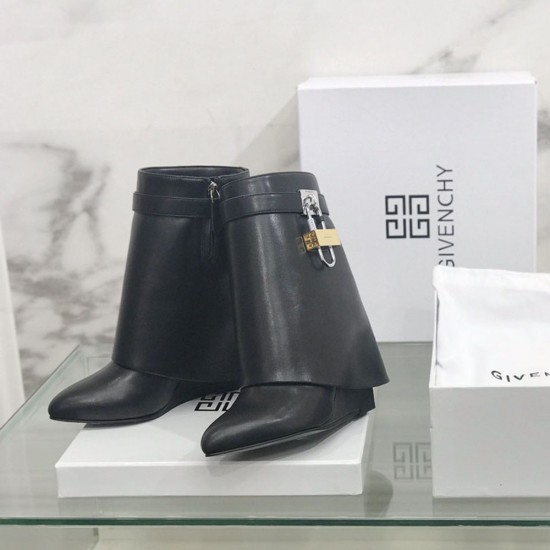 Givenchy Shark Lock Ankle Boots In Smooth Leather 6 Colors