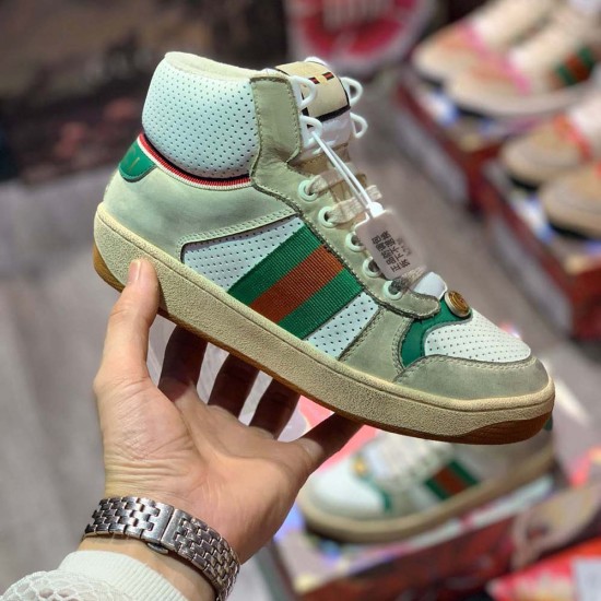 Gucci Screener High-Top Sneakers 5 Colors