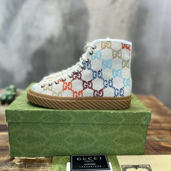 Gucci Biscuit Sneakers High-Top 7 Colors