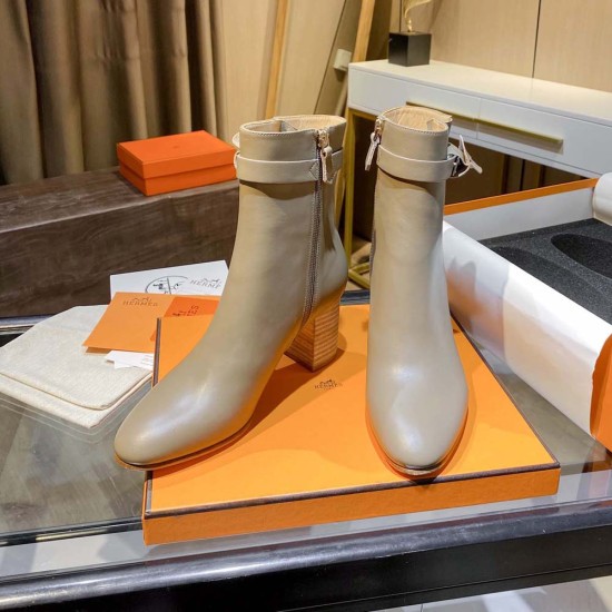 Hermes Saint Germain Boots Cow Leather 3 Colors