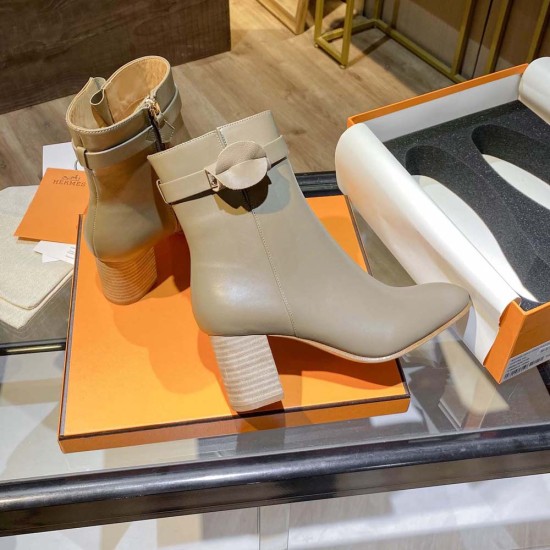Hermes Saint Germain Boots Cow Leather 3 Colors
