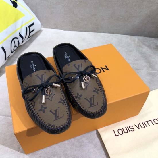 LV Loafer Sandals 2 Colors