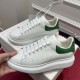 Alexander Mc Queen Sneaker With Crocodile Paterrn Leather End 10 Colors