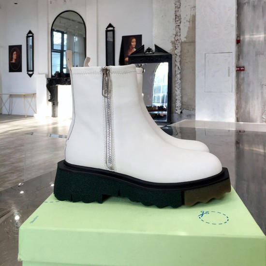 OFF White Ankle Boots 2 Colors 
