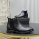 Prada Saffiano Leather Chelsea Boots 4 Colors