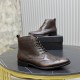 Prada Male Leather Boots 4 Colors