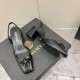 Versace LA Medusa Leather Sling-Back Pumps 3 Colors