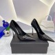 Versace Pin Point Pumps In Patent Leather 12 Colors