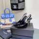 Versace Safety Pin Patchwork Pumps In Patent Calf Leather 3 Colors