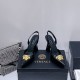 Versace LA Medusa Sling-Back Pumps in Calf Leather 9 Colors