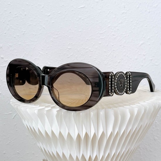 Versace Medusa Biggie Oval Sunglasses 8 Colors VE4426